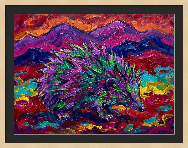 Tenrec In Vibrant Colors