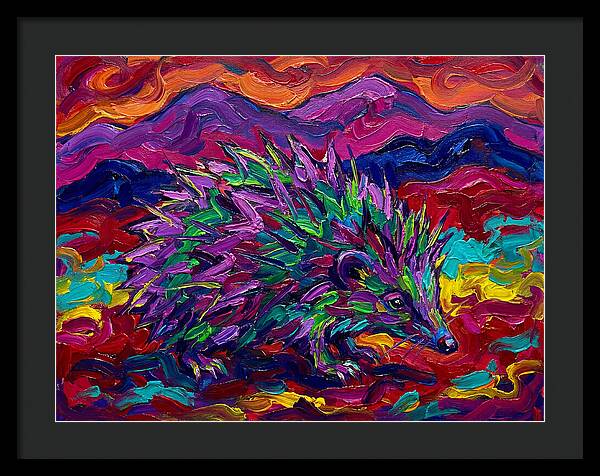 Tenrec In Vibrant Colors