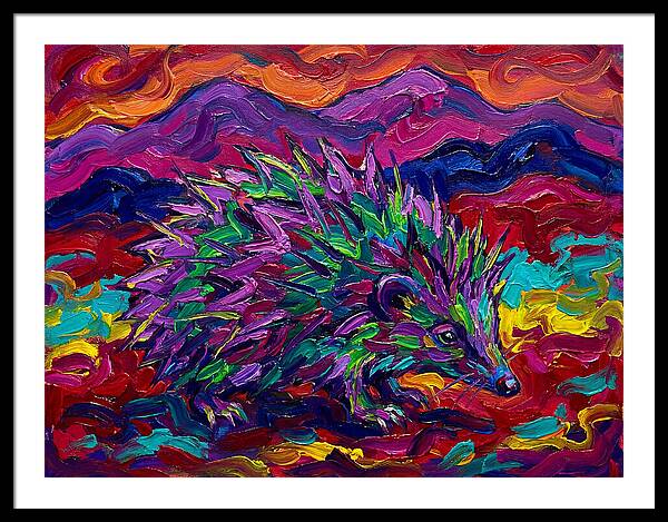 Tenrec In Vibrant Colors