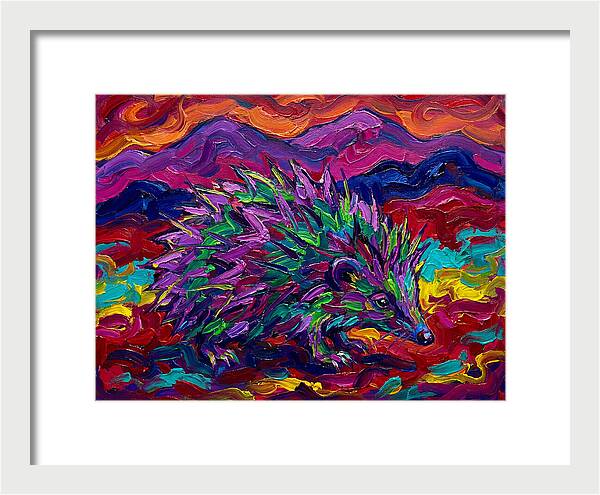 Tenrec In Vibrant Colors
