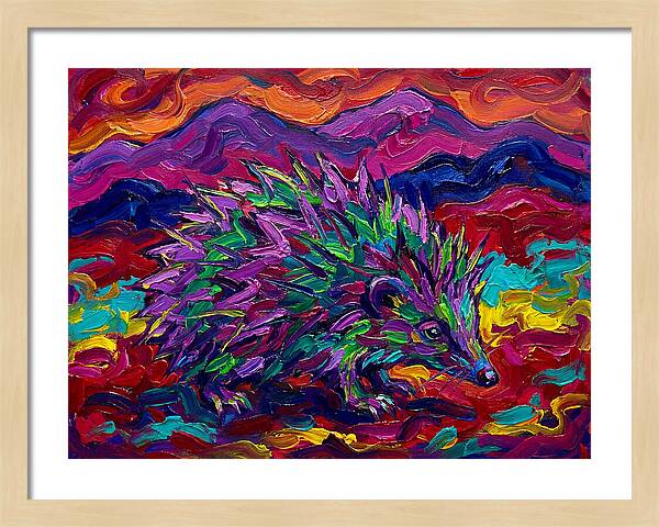 Tenrec In Vibrant Colors