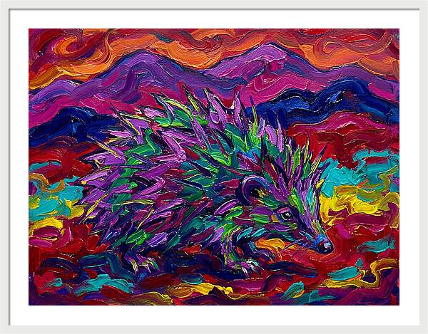 Tenrec In Vibrant Colors