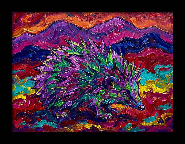 Tenrec In Vibrant Colors