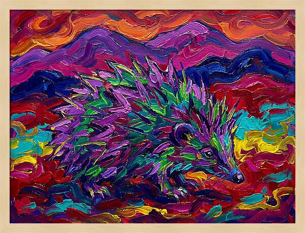 Tenrec In Vibrant Colors