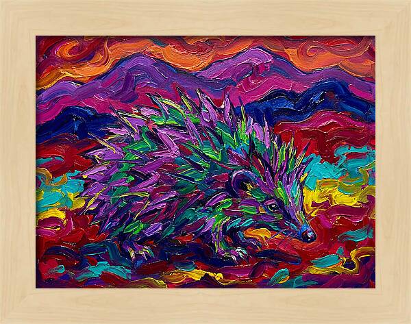 Tenrec In Vibrant Colors