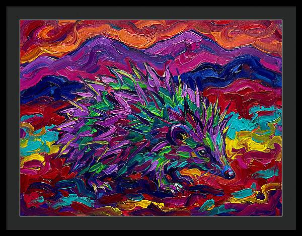 Tenrec In Vibrant Colors