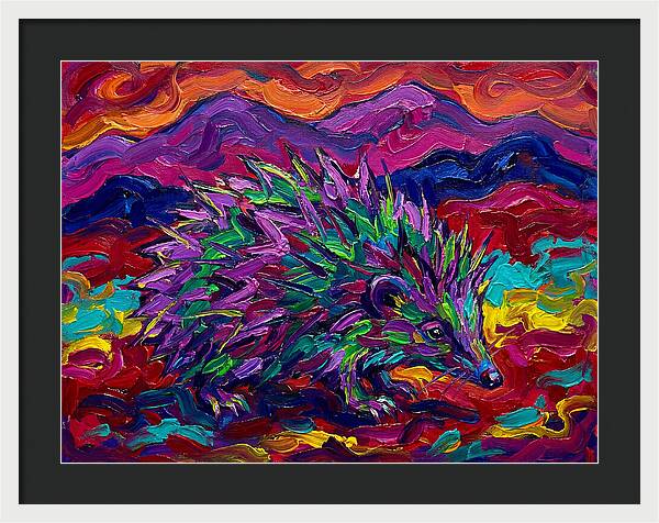 Tenrec In Vibrant Colors