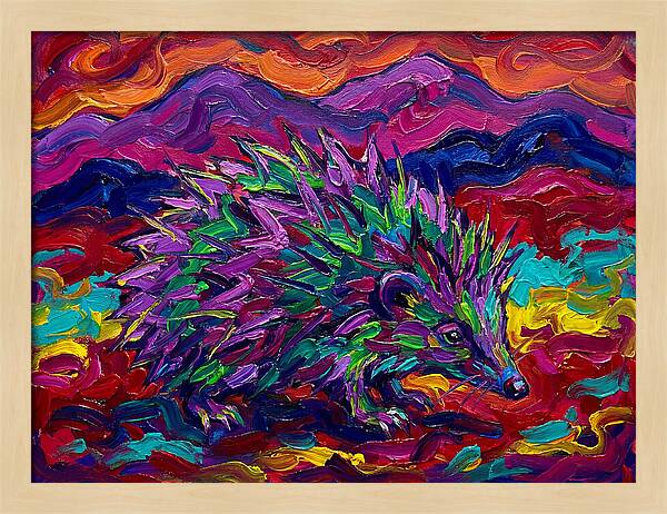 Tenrec In Vibrant Colors