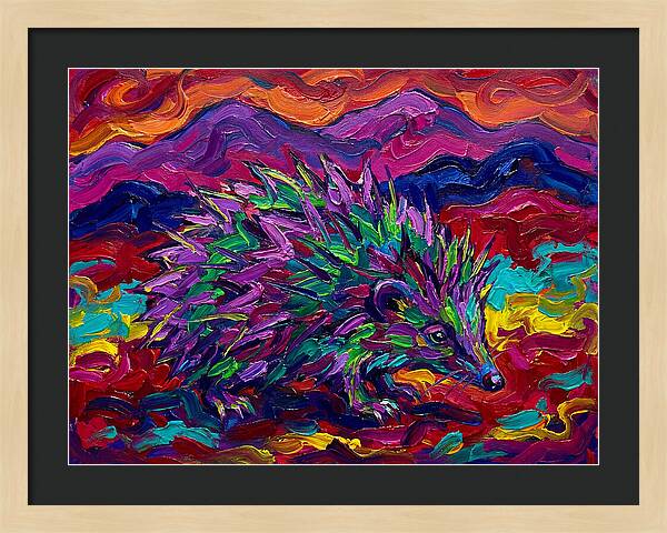 Tenrec In Vibrant Colors