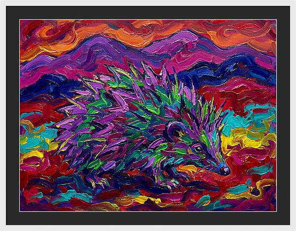 Tenrec In Vibrant Colors