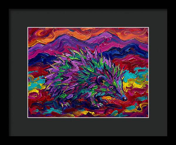 Tenrec In Vibrant Colors