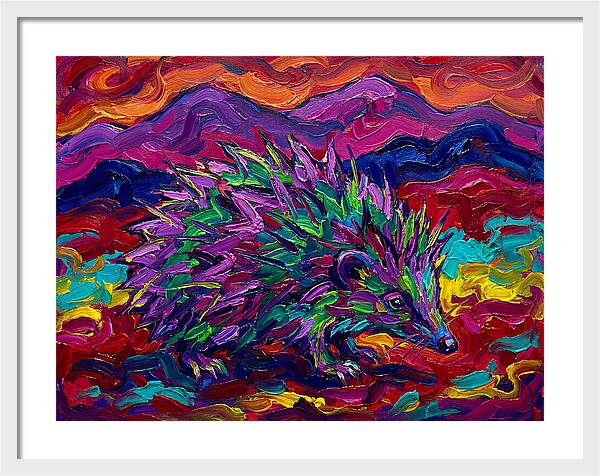 Tenrec In Vibrant Colors