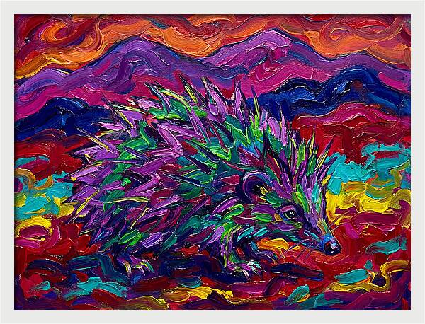 Tenrec In Vibrant Colors