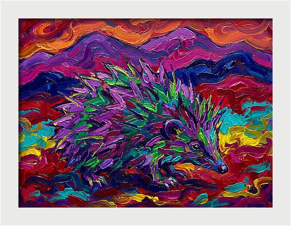 Tenrec In Vibrant Colors