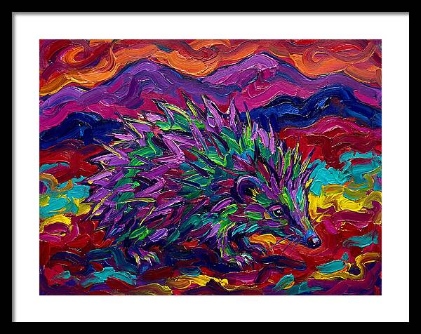 Tenrec In Vibrant Colors