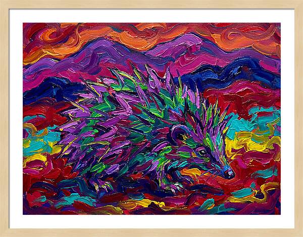 Tenrec In Vibrant Colors