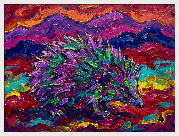 Tenrec In Vibrant Colors