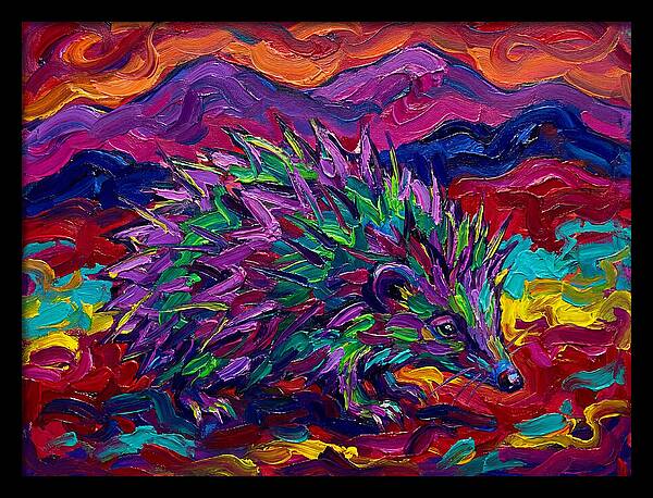 Tenrec In Vibrant Colors