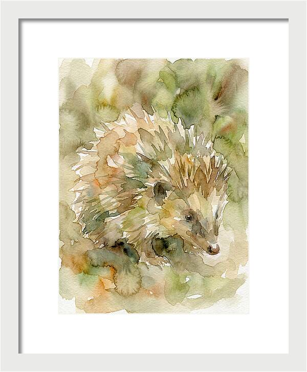 Tenrec In Watercolor Hues