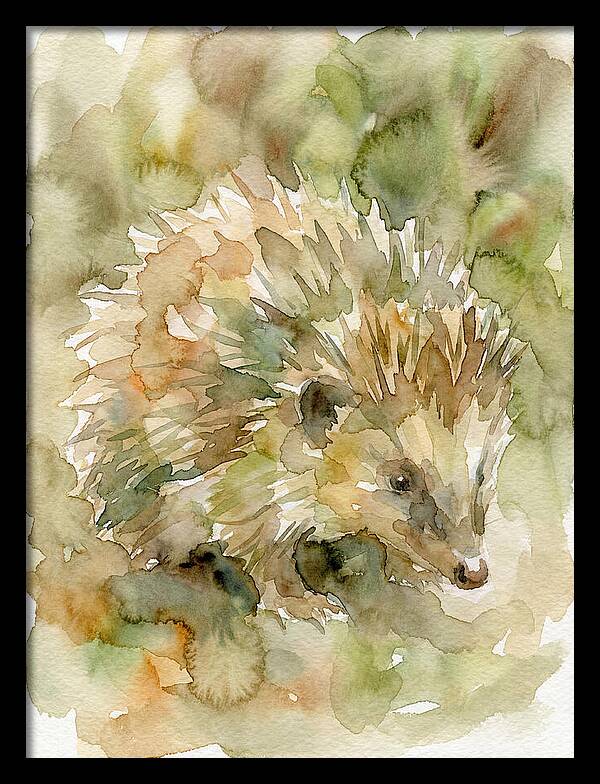 Tenrec In Watercolor Hues