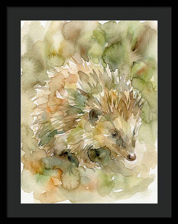 Tenrec In Watercolor Hues