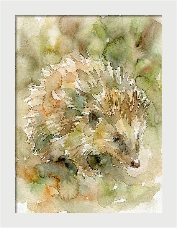 Tenrec In Watercolor Hues