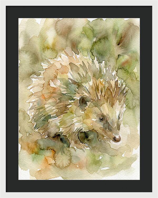 Tenrec In Watercolor Hues