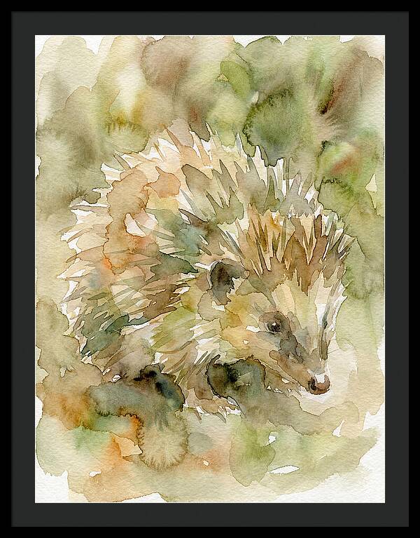 Tenrec In Watercolor Hues