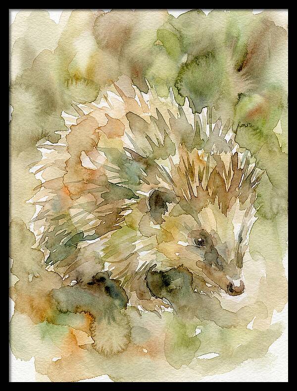 Tenrec In Watercolor Hues