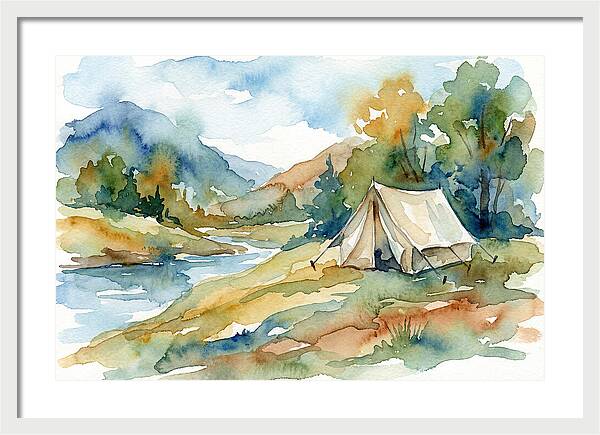 Tent By The River