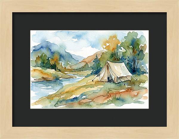 Tent By The River