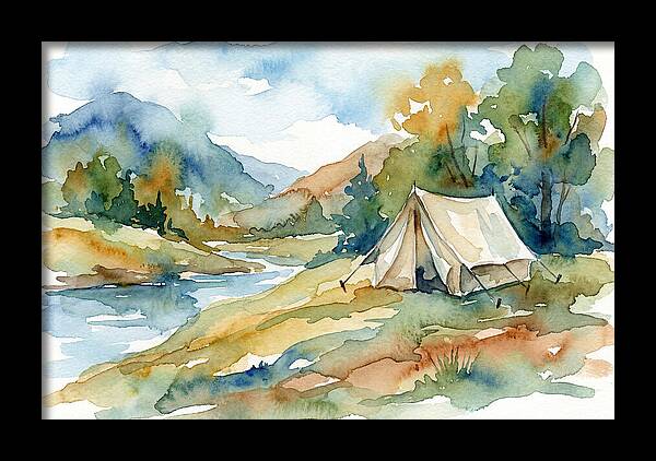 Tent By The River