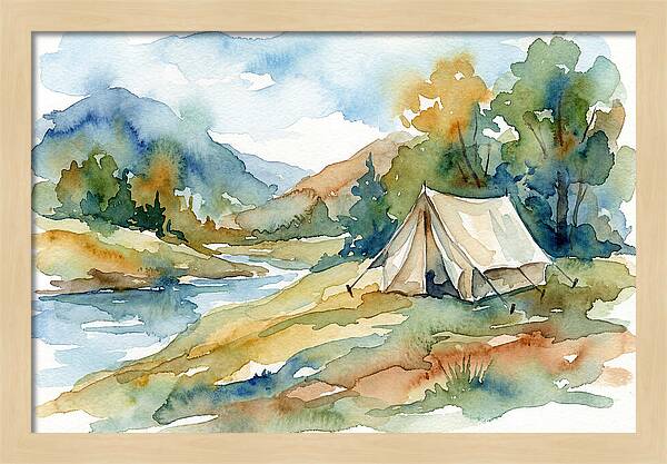 Tent By The River