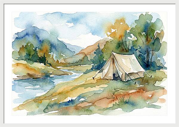 Tent By The River