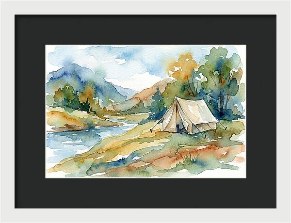 Tent By The River
