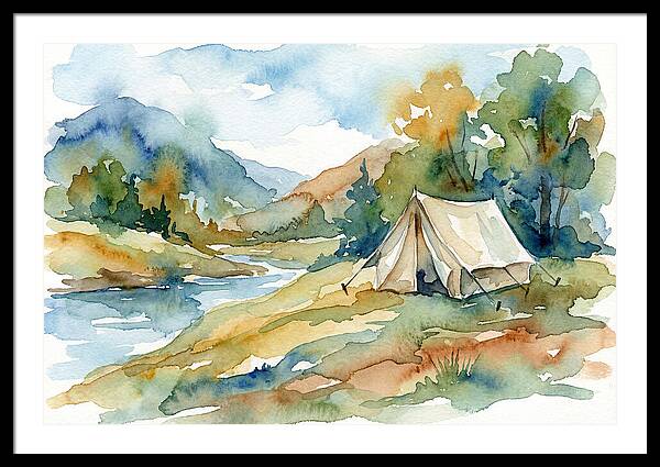 Tent By The River