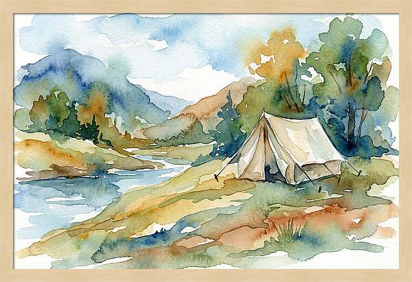 Tent By The River