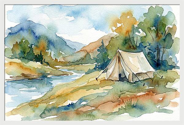 Tent By The River