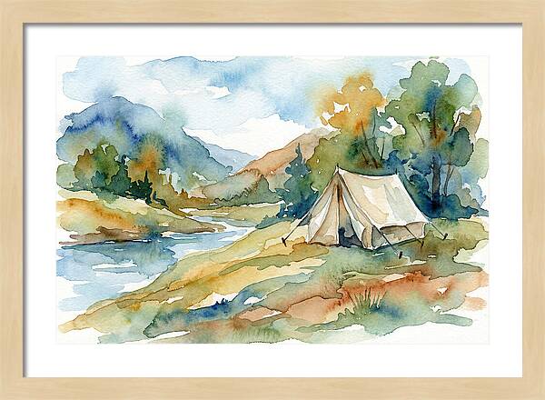 Tent By The River
