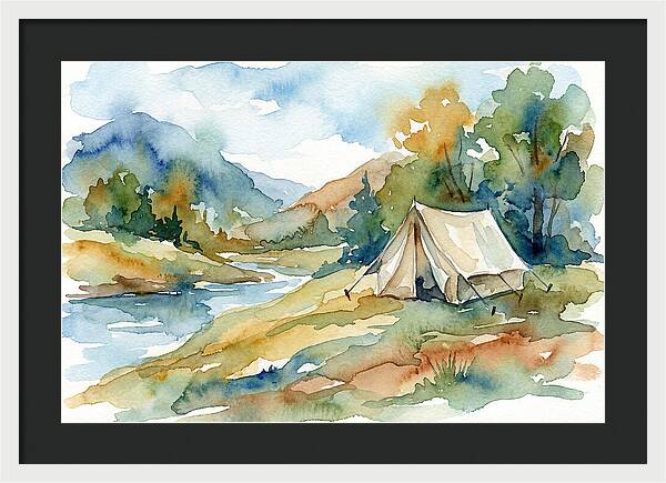 Tent By The River