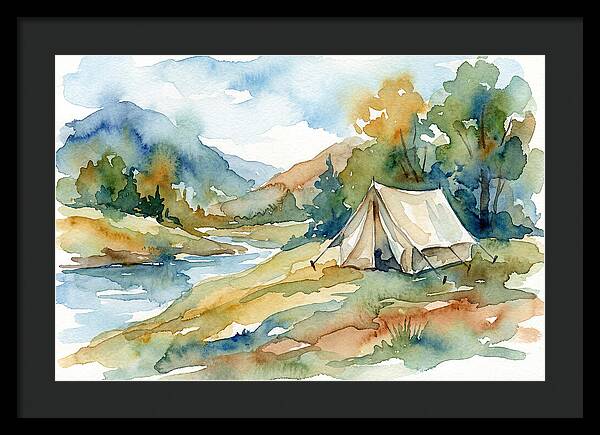 Tent By The River