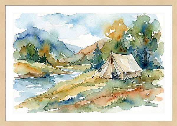 Tent By The River