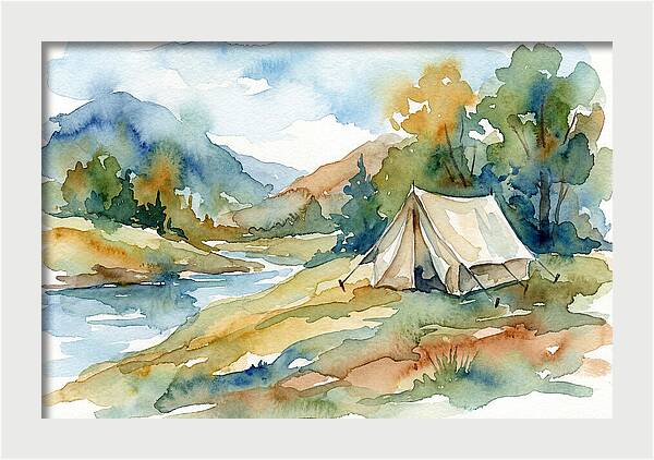 Tent By The River