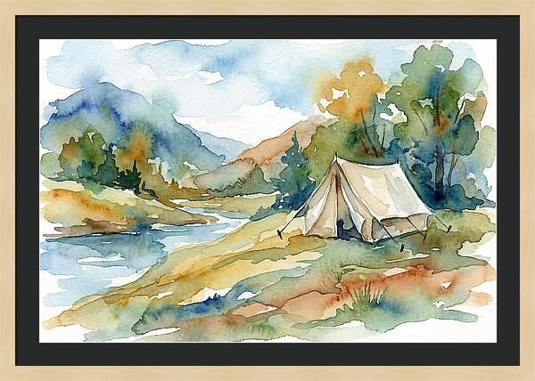 Tent By The River