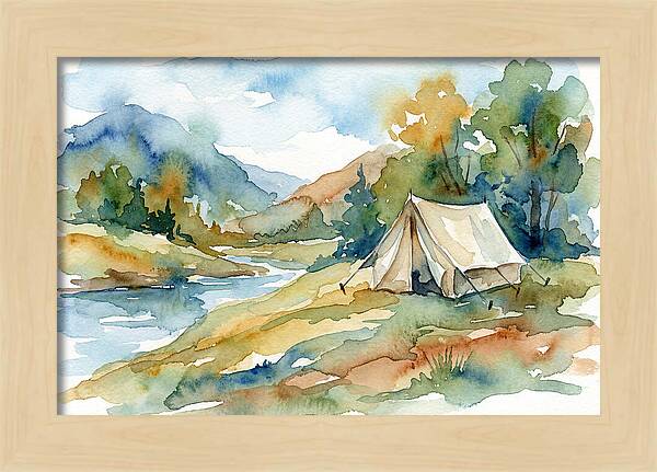Tent By The River