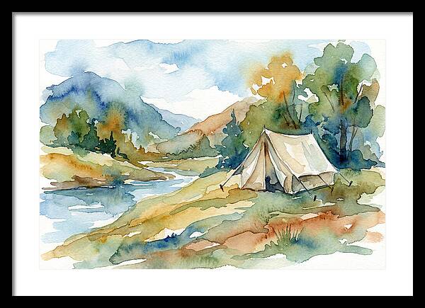 Tent By The River