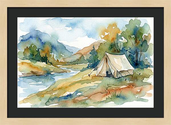Tent By The River