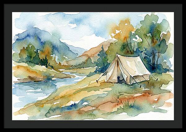 Tent By The River
