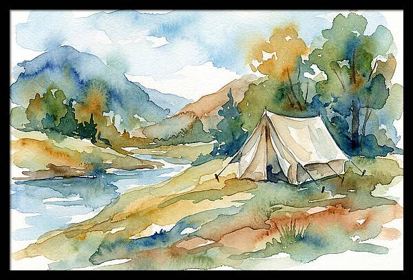 Tent By The River