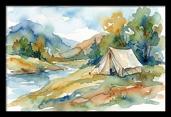 Tent By The River
